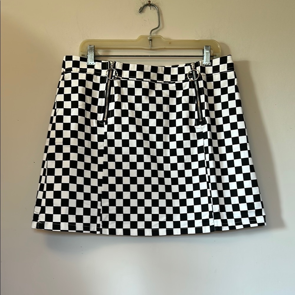 Checkered Mini Skirt